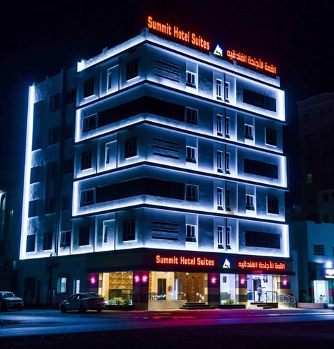 Property building, Night, Property logo or sign, Location, Parking