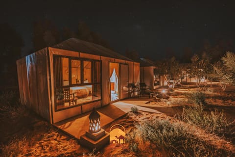 Property building, Patio, Night