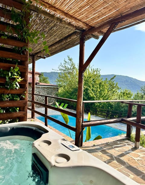 Natural landscape, Hot Tub, Mountain view, Pool view, Swimming pool