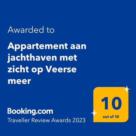 Appartement aan jachthaven met zicht op Veerse meer Apartment in Zeeland, Netherlands