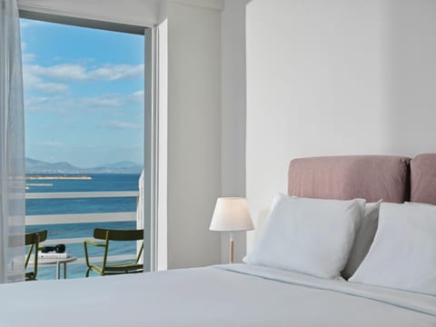 Bed, View (from property/room), Bedroom, Sea view
