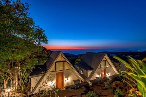 Property building, Sunset