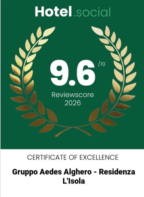 Gruppo Aedes Alghero, Residenza L'Isola - 200 mt dalla spiaggia Apartment in Alghero