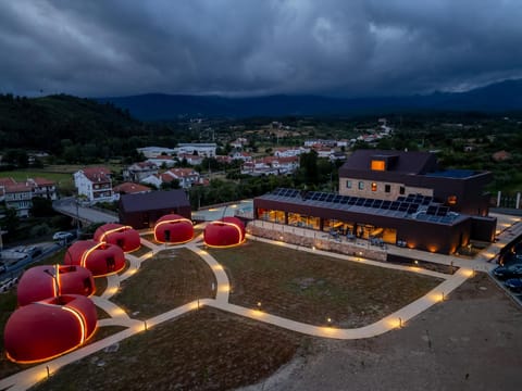 Night, Natural landscape, Bird's eye view
