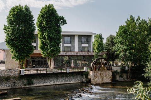 Property building, Day, Natural landscape, River view