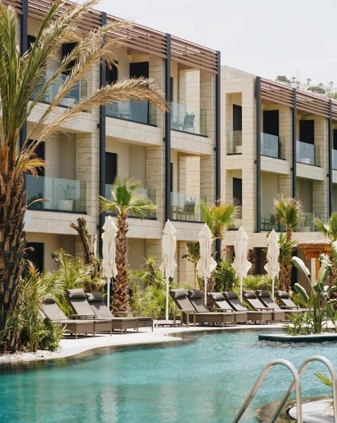 Property logo or sign, Text overlay, Swimming pool