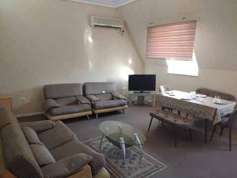 Communal lounge/ TV room, TV and multimedia, Living room, Seating area, Dining area, air conditioner