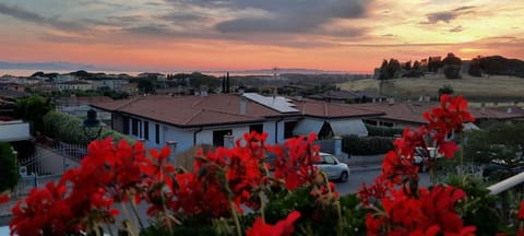 City view, Street view, Sunset
