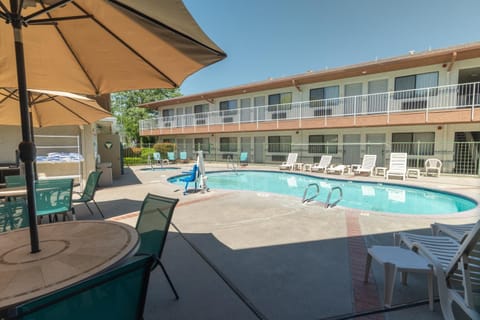 Property building, Pool view, Swimming pool