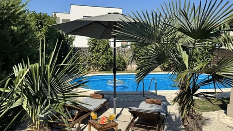 Garden, Garden view, Pool view, Swimming pool, sunbed