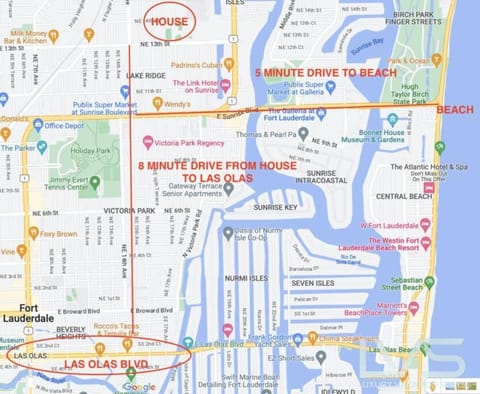 CasaDelMar- Outdoor Oasis Heated Pool 5 Min 2 Beach House in Fort Lauderdale