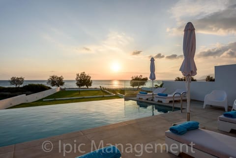 Swimming pool, Sunrise, Sunset