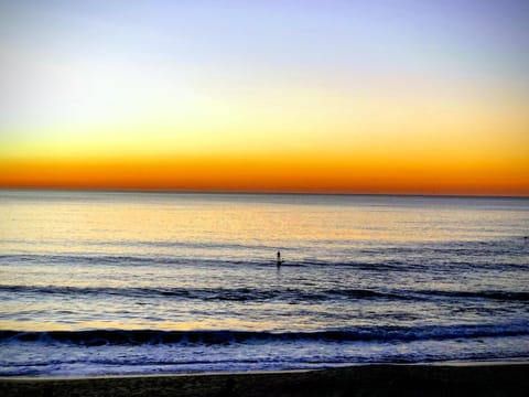 Natural landscape, Beach, Sunset