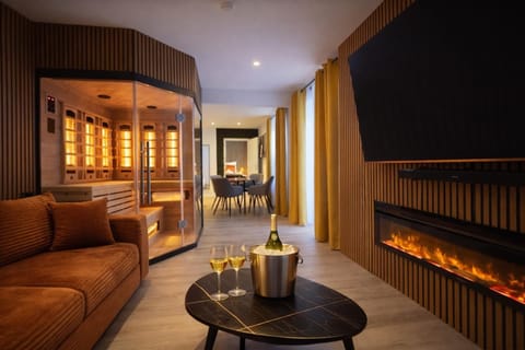 Sauna, Living room, Seating area