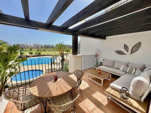 Golfcourse, Balcony/Terrace, Pool view