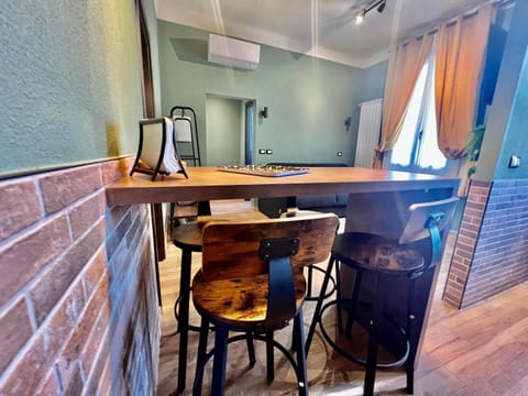 Dining area, air conditioner