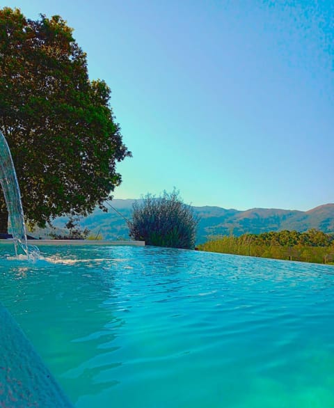 Natural landscape, Mountain view, Pool view, Swimming pool