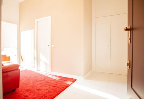Seating area, wardrobe