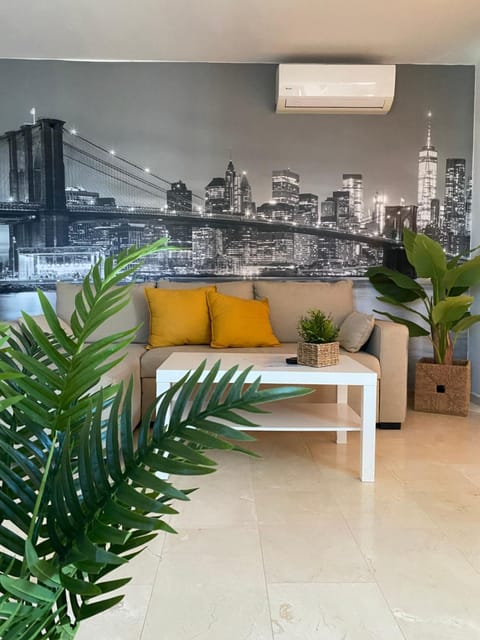 Living room, air conditioner
