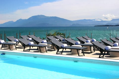 View (from property/room), Lake view, Swimming pool