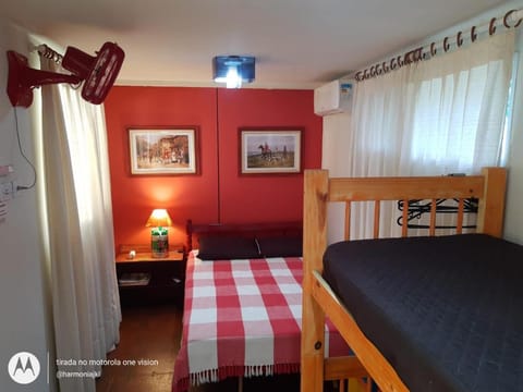 Photo of the whole room, air conditioner