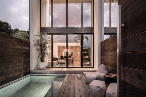 Facade/entrance, Pool view