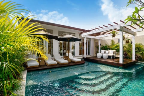 Property building, View (from property/room), Seating area, Pool view, Swimming pool, sunbed