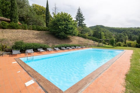 Natural landscape, Garden, Swimming pool