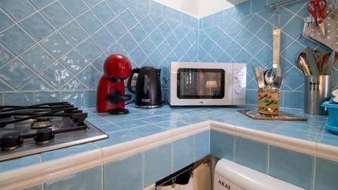 Kitchen or kitchenette, toaster