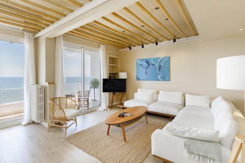 Living room, Seating area, Sea view