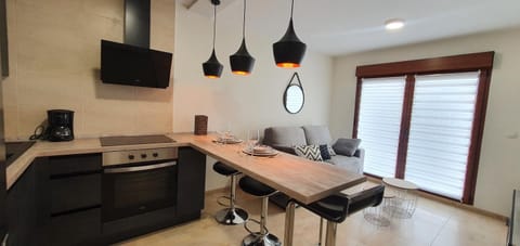 Kitchen or kitchenette, Living room, Dining area