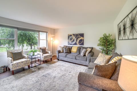 Kayaks and Fire Pits Waterfront Portage Getaway! House in Portage