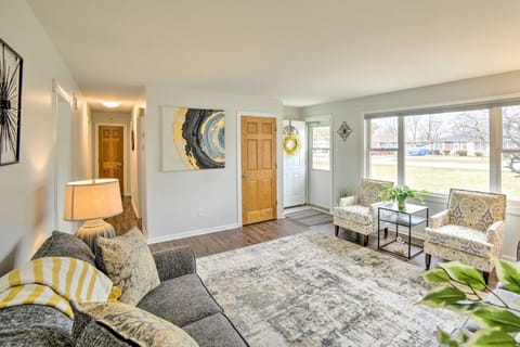 Kayaks and Fire Pits Waterfront Portage Getaway! House in Portage