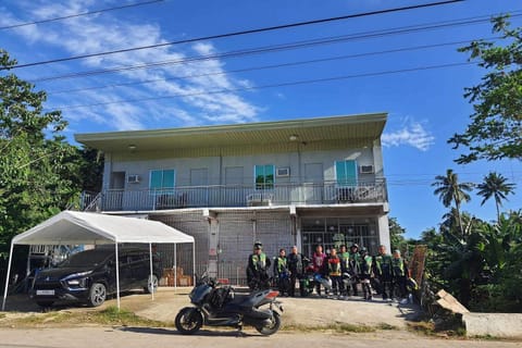 Property building, group of guests