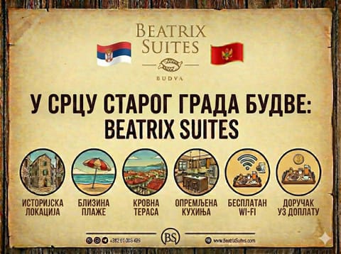 Beatrix Suites Bed and Breakfast in Budva
