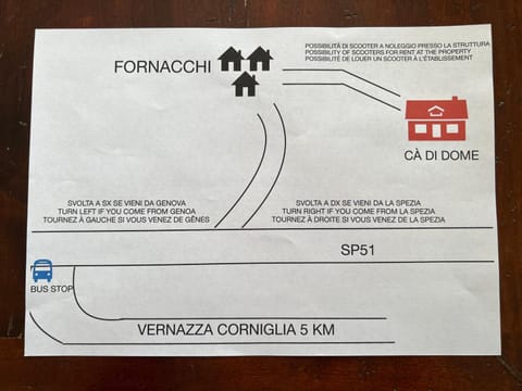 Cà di Dome 2 Appartamento vista mare Apartment in Cinque Terre