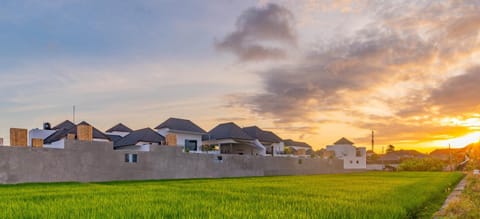 Property building, Natural landscape, Sunset