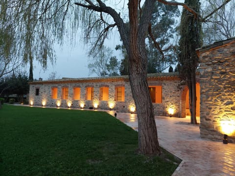 Property building, Garden, Sunset