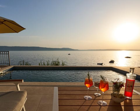 Balcony/Terrace, Sea view, Drinks, Sunset