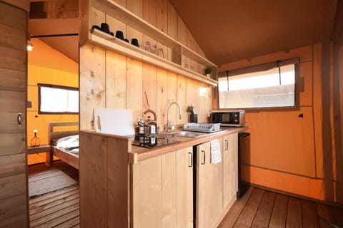 Coffee/tea facilities, Kitchen or kitchenette, oven, stove