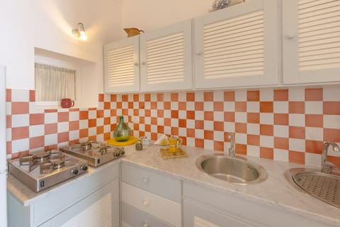 Kitchen or kitchenette, stove, kitchen