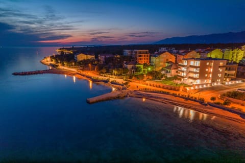 Property building, Night, Bird's eye view