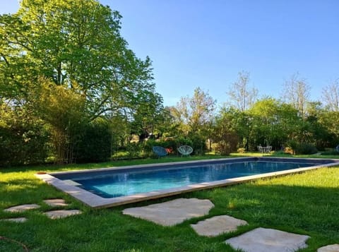 Spring, Day, Garden, Garden view, Pool view, Swimming pool, sunbed