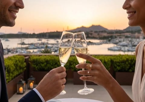 Balcony/Terrace, Food and drinks, Sea view