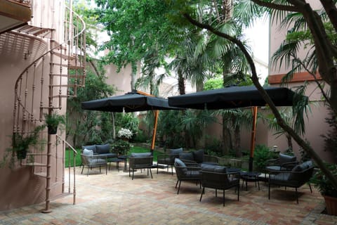 Property building, Garden, Garden view