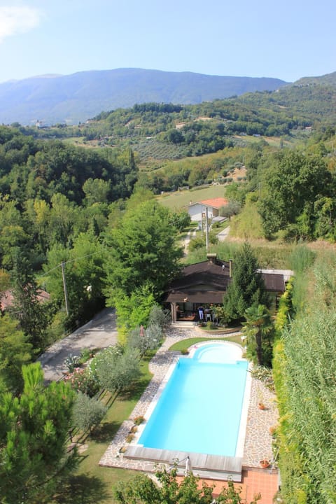 Natural landscape, Mountain view, Swimming pool