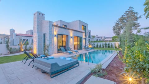 Property building, Swimming pool, Swimming pool, Sunset