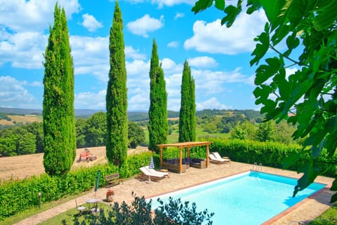 Spring, Day, Natural landscape, Garden, Garden view, Mountain view, Pool view, Swimming pool, sunbed