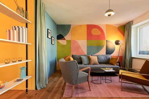 Rotes Haus Bregenz Pop-Up Wohnung Apartment in Bregenz