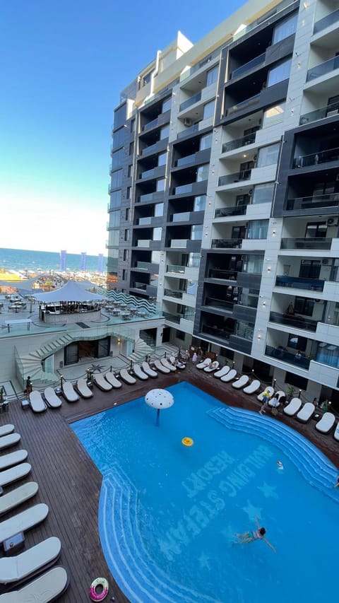 Property building, Pool view, Swimming pool